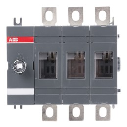 1 pcs - ABB 3P Pole Base Mounting Isolator Switch - 200A Maximum Current, 144kW Power Rating, IP65