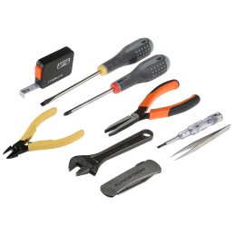 1 Kit - Bahco 17 Piece Electricians Tool Kit with Pouch