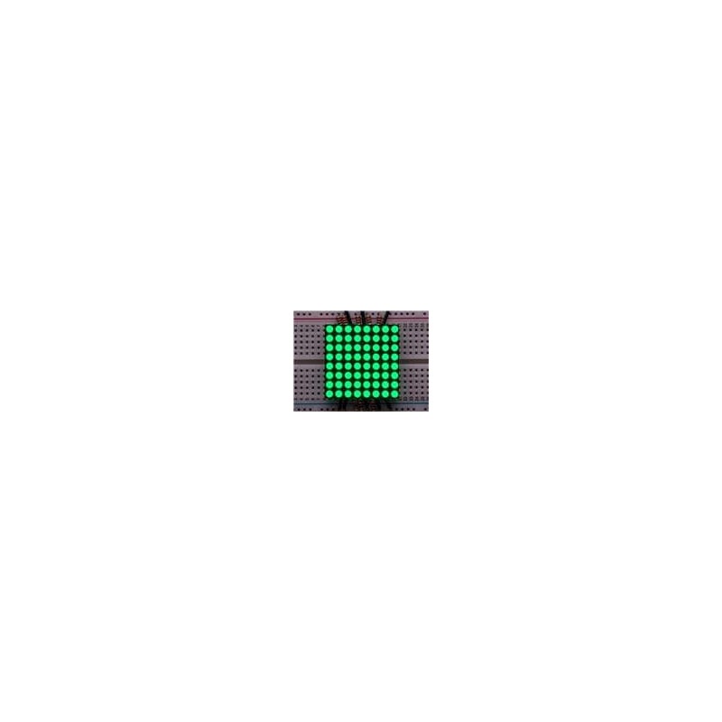 1 pcs : 1623 - Adafruit Accessories Small 8x8 Bright LED Pure Green Matrix