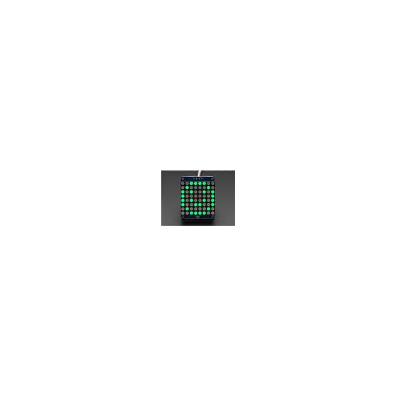 1 pcs : 1632 - Adafruit Accessories Small 8x8 LED Matrix Pure Green w/pack