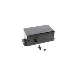1 pcs : 1411FBGBK - Enclosures, Boxes & Cases Utility Enclosure - 4.0 x 2.2 x 1.6' - Aluminum Black w/ Flanges