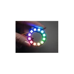1 pcs : 1643 - Adafruit Accessories NeoPixel Ring RGB LED 12 x WS2812