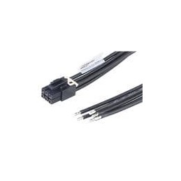 1 pcs : 224086-1063 - Specialised Cables Mini-Fit Max Female-to-Pigtail Cable ASSY Tin Plt 6 Ckts 300mm Lgth 2.5mm Blk