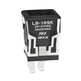1 pcs : LB16SKW01 - Pushbutton Switches SPDT On-On SQUARE