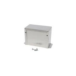 1 pcs : 1411FBFU - Enclosures, Boxes & Cases Utility Enclosure - 4.0 x 2.2 x 3.0' - Unfinished Aluminum w /Flanges