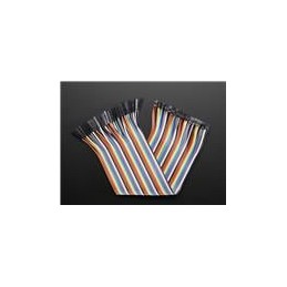 1 pcs : 1919 - Adafruit Accessories Female-Female 2.54 to 2.0mm Jumper Wires x 40