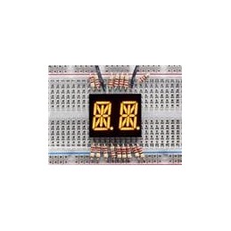 1 pcs : 2154 - Adafruit Accessories Dual Alphanumeric Display -Yellow 0.54 Digit Height - Pack of 2