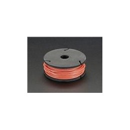 1 pcs : 2513 - Adafruit Accessories Silicone Cover Stranded-Core Wire - 25ft 26AWG - Red