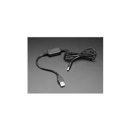 1 pcs : 2777 - Adafruit Accessories USB to 2.1mm DC Booster Cable - 9V