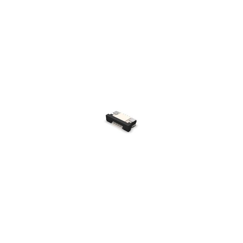 1 pcs : FFC3B07-04-T - FFC & FPC Connectors 04W, 1.0mm FFC Conn, R/A,Bot Cont, Slide, H2.5mm,SMT,Tin,T&R