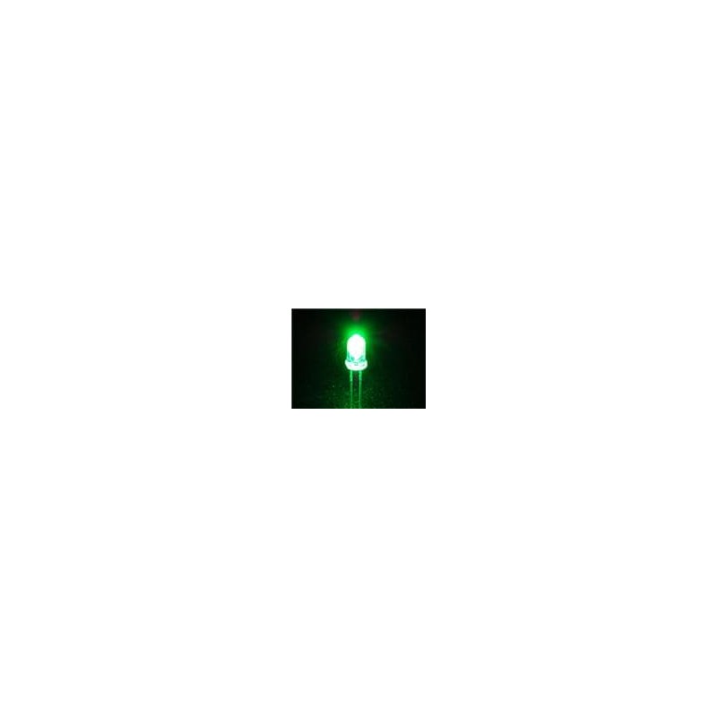 1 pcs : 300 - Adafruit Accessories Super Bright Green 5mm LED 25 Pack