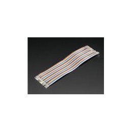 1 pcs : 3141 - Adafruit Accessories Premium Female/Female Raw Custom Jumper Wires - 40 x 6 (150mm)