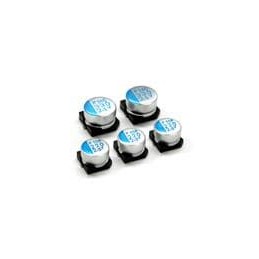10 pcs : APXF2R5ARA471MF80G - Aluminium Organic Polymer Capacitors 2.5V 470uF 20% Tol.