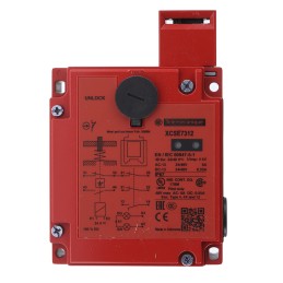 1 pcs - Telemecanique Sensors XCS-E Series Solenoid Interlock Switch, Power to Unlock, 24V ac/dc