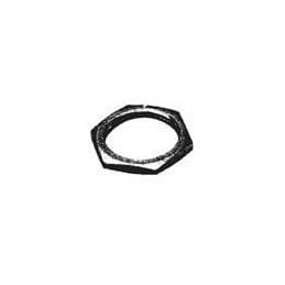 1 pcs : 42-06 - Switch Fixings Toggle Switch Fixings Hex Nut for 15/32-32 bushing .562 OD, .074 Thick Nickel