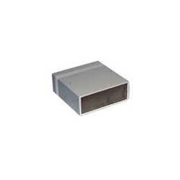 1 pcs : 1598BSGY - Enclosures, Boxes & Cases ABS w/Alum. Ends 5.28x5.31x1.96' Grey