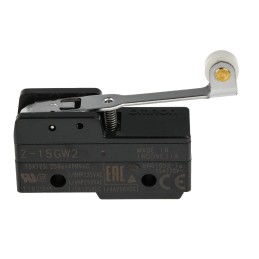 1 pcs - Omron Roller Lever Limit Switch, NO/NC, IP00, SPDT, Thermosetting Resin Housing, 500V ac Max, 15A Max