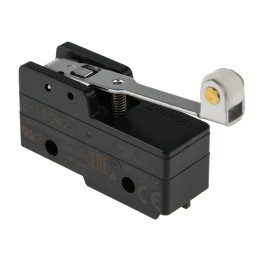 1 pcs - Omron Roller Lever Limit Switch, NO/NC, IP00, SPDT, Thermosetting Resin Housing, 500V ac Max, 15A Max