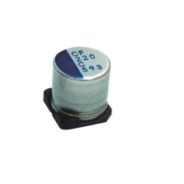 900 pcs - Nichicon 560μF Surface Mount Polymer Capacitor, 6.3V