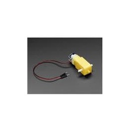 1 pcs : 3777 - Adafruit Accessories DC Gearbox Motor - TT Motor - 200RPM - 3 to 6VDC