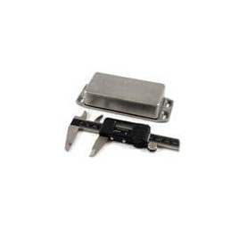 1 pcs : 1590WGFL - Enclosures, Boxes & Cases Diecast w/Flange 3.94x.83x2' Natural