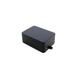 1 pcs : RL6555-FBK - Enclosures, Boxes & Cases Box w/Flanges-Blk 6.89x4.92x2.76 ABS