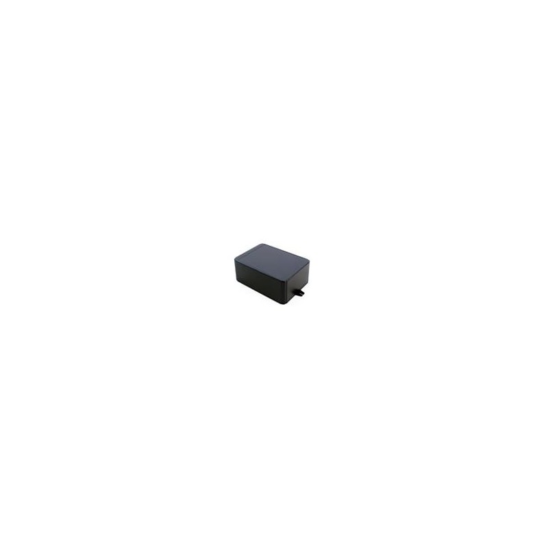 1 pcs : RL6555-FBK - Enclosures, Boxes & Cases Box w/Flanges-Blk 6.89x4.92x2.76 ABS