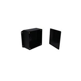 1 pcs : CUR-3282-MB - Enclosures, Boxes & Cases Utilibox Style A Utility Box, Flanges and Recessed Cover (4.6 X 4.6 X 2.4 In)