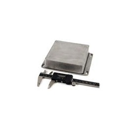 1 pcs : 1590WQFL - Enclosures, Boxes & Cases Diecast w/Flange 4.7x1.1x4.7' Natural