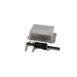 1 pcs : 1590WSFL - Enclosures, Boxes & Cases Diecast w/Flange 4.4x1.6x3.21'Natural