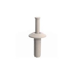 1 pcs : 61APT25075 - Screws & Fasteners Anchor Rivet, Plastic Pin, .250 Hole, .750 Length, White, Impact Mod Nylon, Truss Head