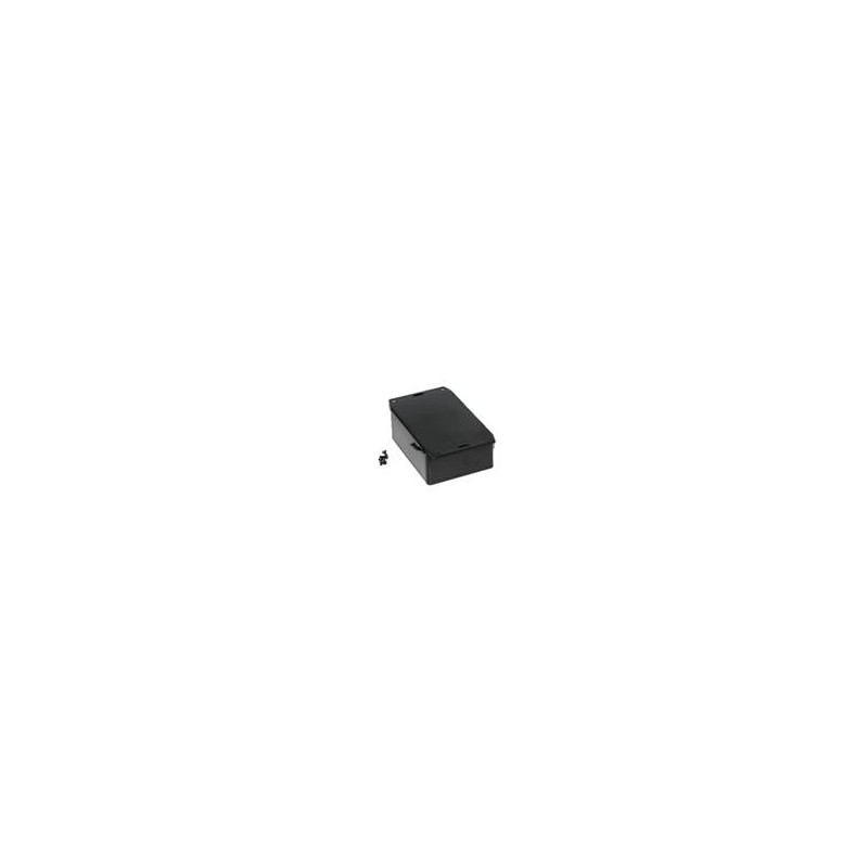 1 pcs : 1591SF2BK - Enclosures, Boxes & Cases ABS w/Bottom Flange 4.3x1.6x3.2' Black