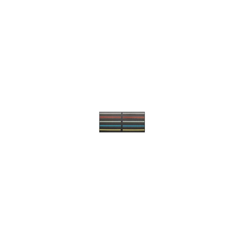 1 pcs : 4154 - Adafruit Accessories Break-away 0.1 36-pin strip male header - Rainbow Combo 10 Pack