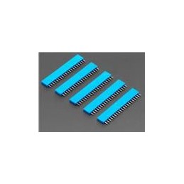 1 pcs : 4156 - Adafruit Accessories 20-pin 0.1 Female Header - Blue - 5 pack