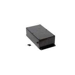 1 pcs : 1591EF2SBK - Enclosures, Boxes & Cases ABS w/Bottom Flange 7.5x4.3x2.2' Black