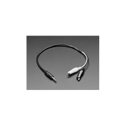 1 pcs : 4181 - Adafruit Accessories 3.5mm Mono Audio Plug to Alligator Clips