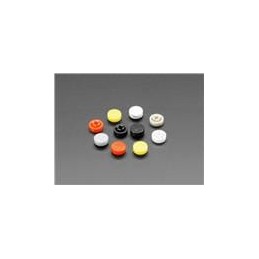 1 pcs : 4228 - Adafruit Accessories Plastic Button Caps For Square Top (10-pack) - 8mm Diameter