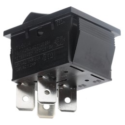 1 pcs - Arcolectric (Bulgin) Ltd DPST, On-Off Rocker Switch Panel Mount