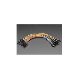 1 pcs : 4447 - Jumper Wires Premium Silicone Covered Female-Female Jumper Wires - 200mm x 40