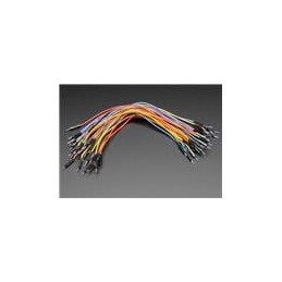 1 pcs : 4482 - Jumper Wires Premium Silicone Covered Male-Male Jumper Wires - 200mm x 40
