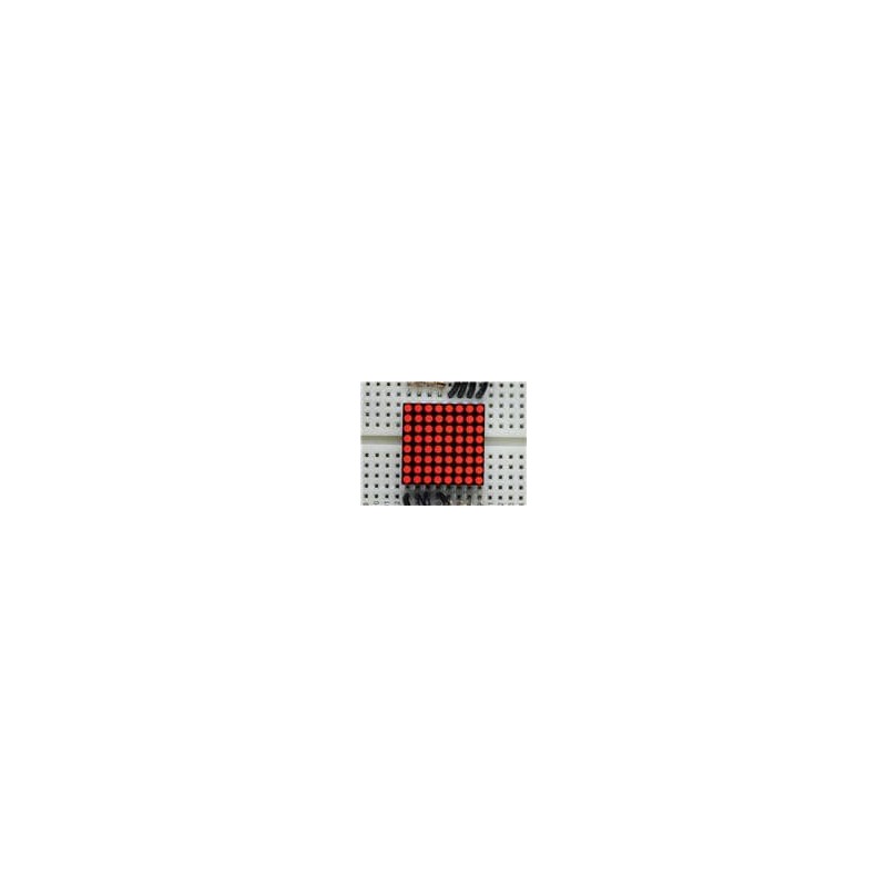 1 pcs : 454 - Adafruit Accessories Mini 8x8 Red LED Matrix