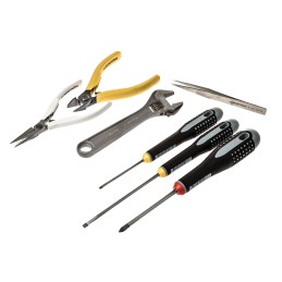 1 Kit - Lindstrom 8 Piece Electronics Tool Kit with Pouch