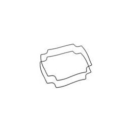 1 pcs : 1557FGASKET - Enclosures, Boxes & Cases GASKET FOR 1557 F/FA 2 PACK