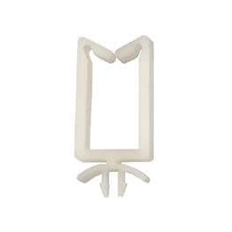 10 pcs : 4340 - Cable Mounting & Accessories CH R-35-P NATURAL Cable HOLDER 2 Prong