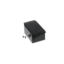 1 pcs : 1591TF2BK - Enclosures, Boxes & Cases ABS w/Bottom Flange 4.7x2.2x3.2' Black