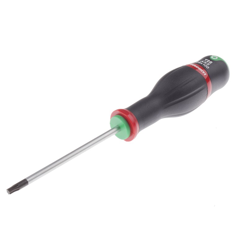 1 pcs - Facom Torx Screwdriver, T25 Tip, 100 mm Blade, 220 mm Overall