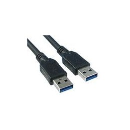 1 pcs : 3023025-03M - USB Cables / IEEE 1394 Cables USB 3.0 A-A BLK 30/30/24 3M