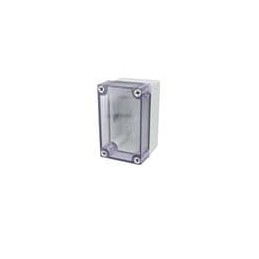 1 pcs : PIP-11763-C - Electrical Enclosures PC+10% Fiberglass Box with Captive Screws and Clear Cover (5.1 X 3.2 X 3.4 In)