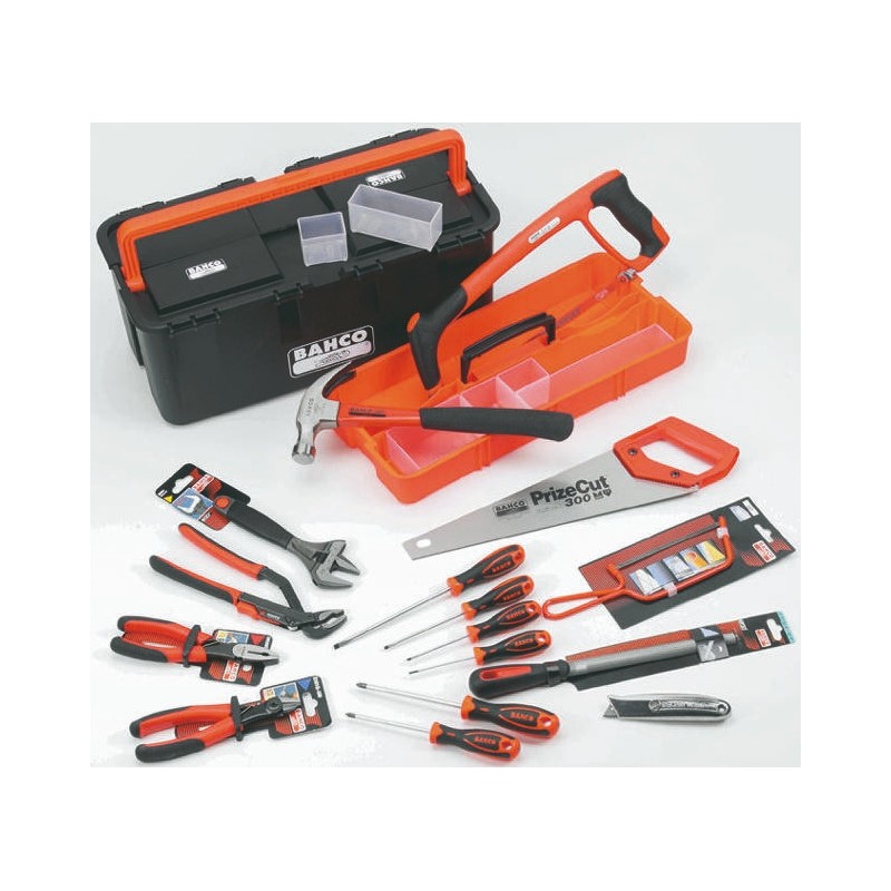1 Kit - Bahco 16 Piece Engineers Tool Kit with Box