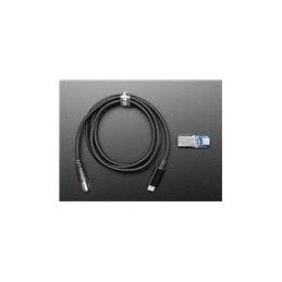 1 pcs : 5501 - Adafruit Accessories Re-programmable USB Type-C PD to 2.1/5.5mm Barrel Jack Cable